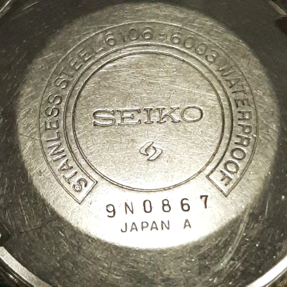 1969 Seiko Automatic DX 25 Jewel 6106-6003 Vintage Waterproof Japan A-Runs-READ
